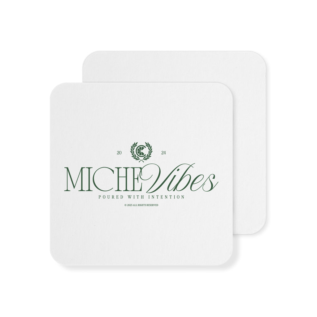 Coasters — Miche Vibes Branded Drink Coasters (Pack of 50 or 100)