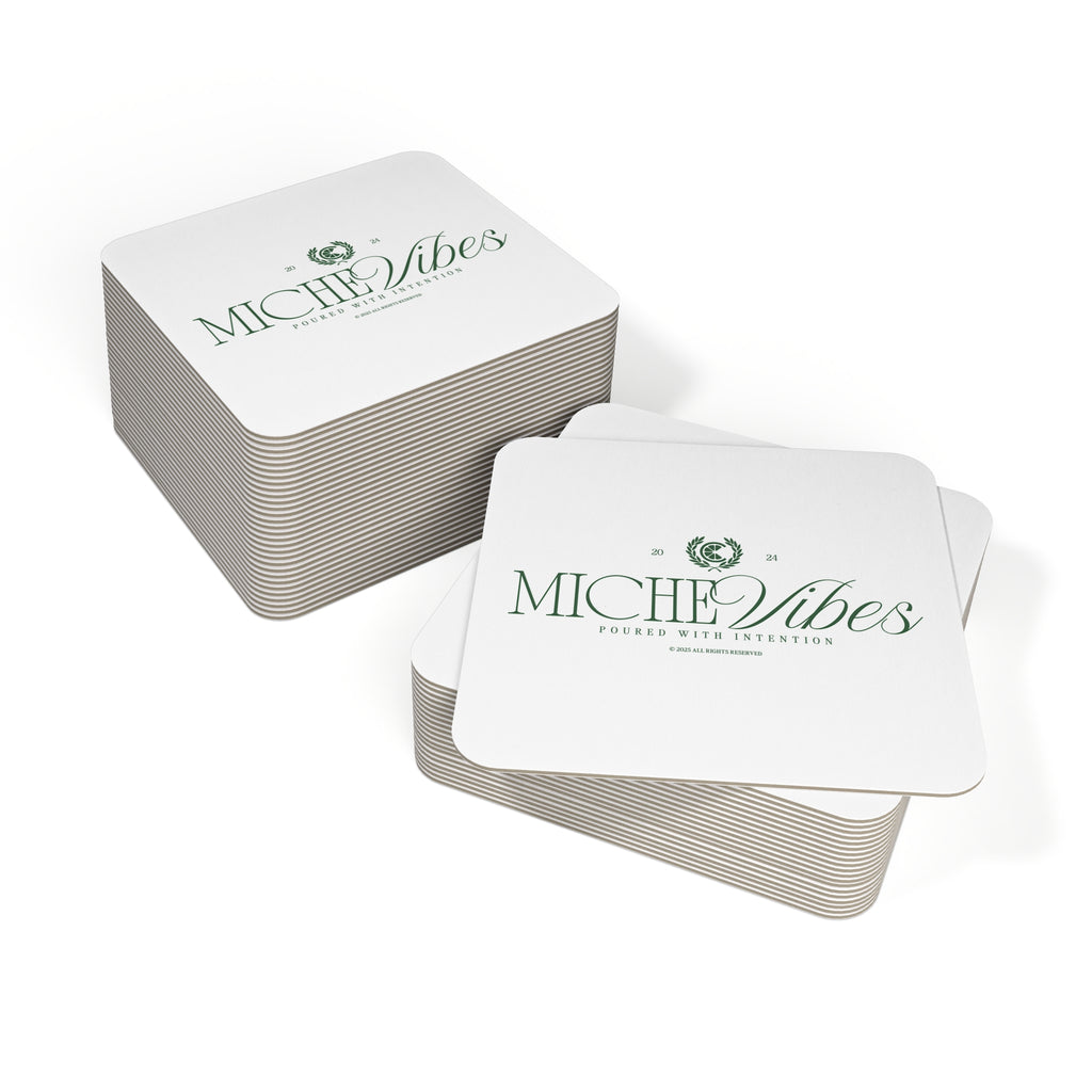 Coasters — Miche Vibes Branded Drink Coasters (Pack of 50 or 100)